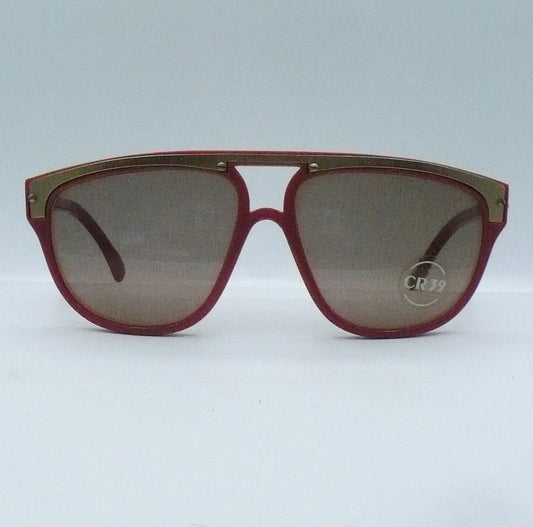Touch of Red 1980s Mirage Sunglasses front side