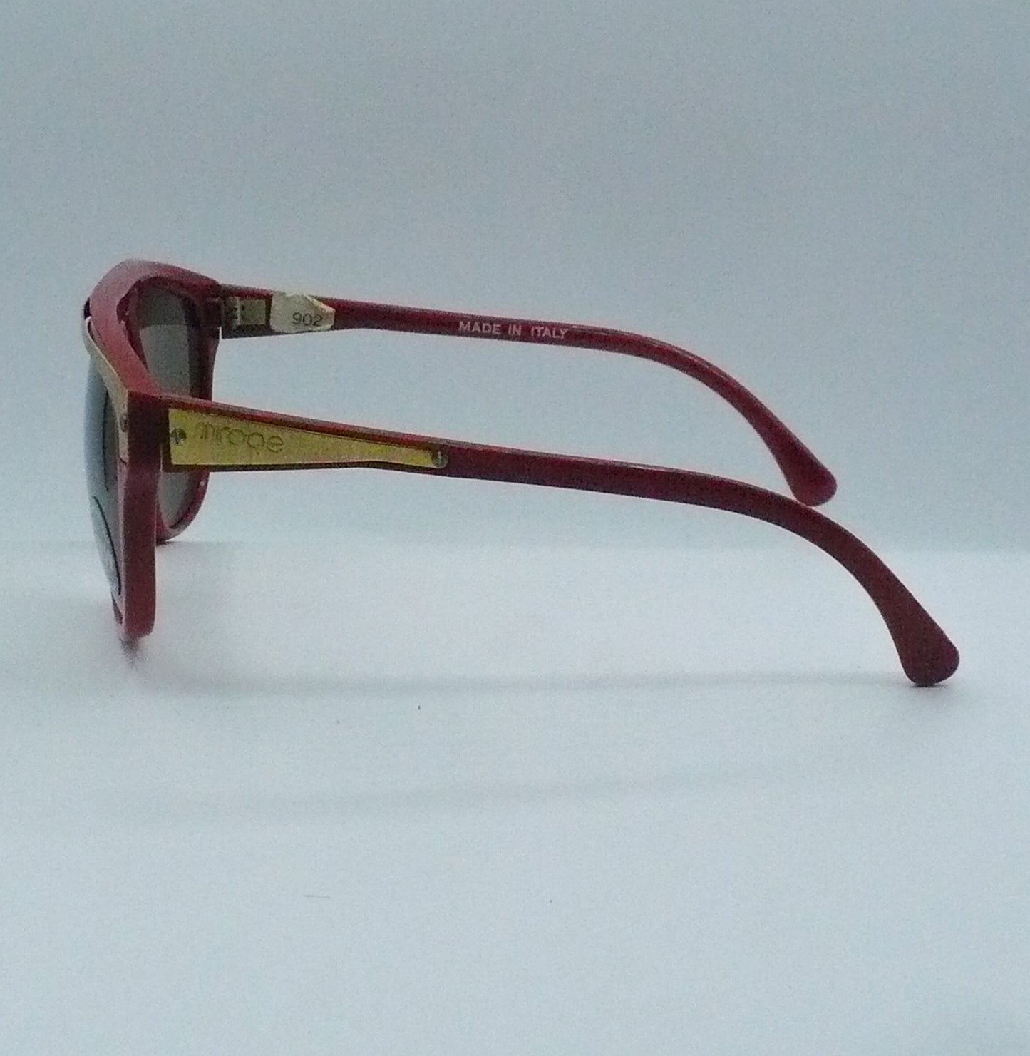 Touch of Red 1980s Mirage Sunglasses left side 2