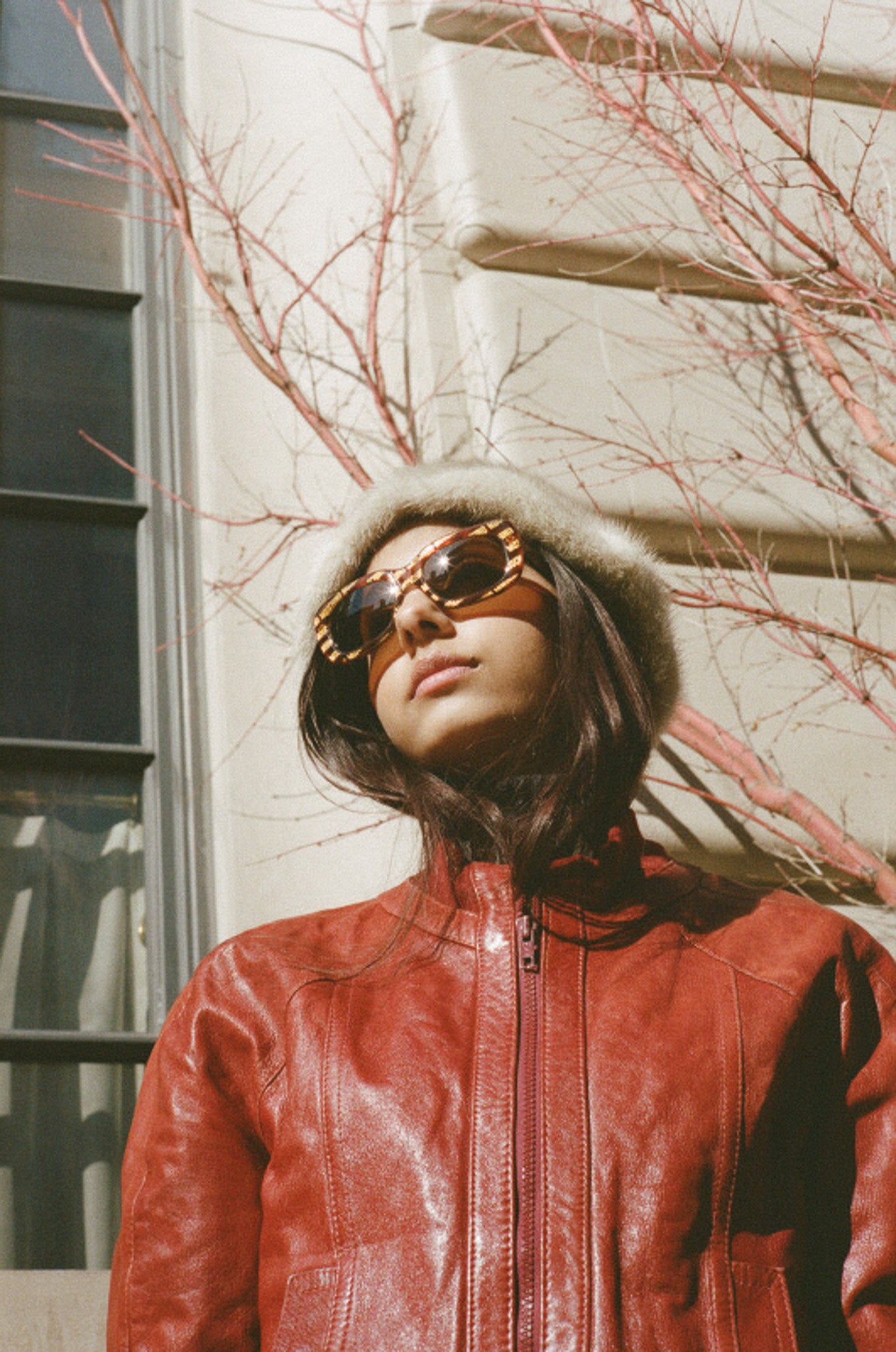 Vintage Moschino x Persol Luxury Sunglasses with model