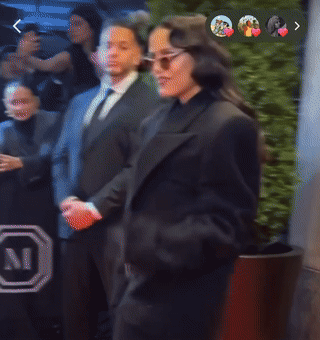 The Ortega Early 1960s Italian Cat-Eye Sunglasses Worn at the 2025 Met Gala gif video