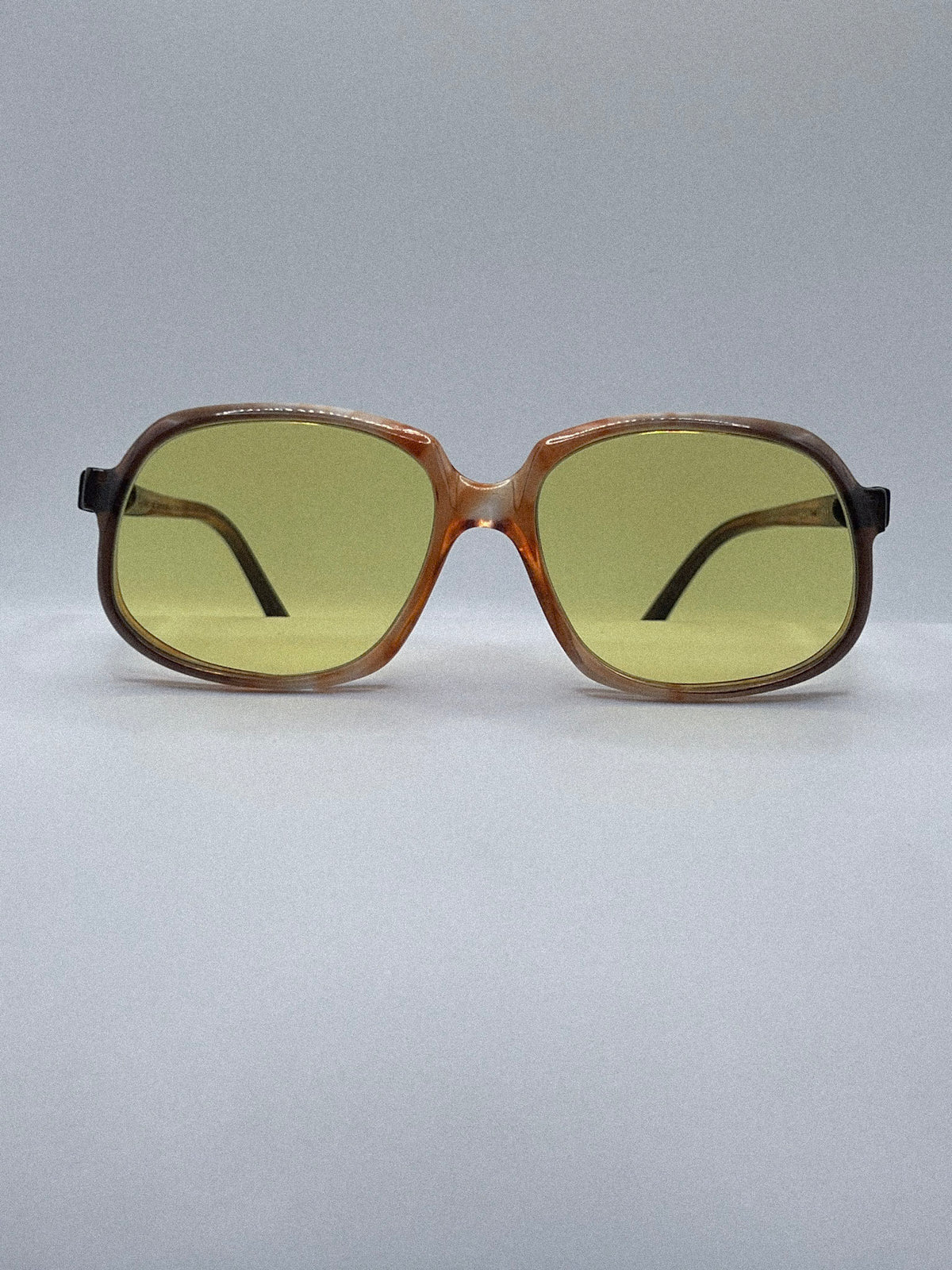 Lunettes de soleil carrées angulaires Polo Ralph Lauren des années 70 | Écaille de tortue