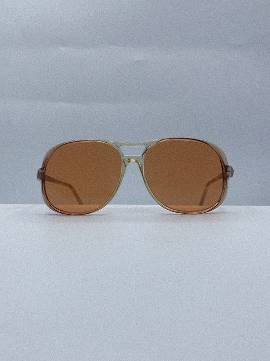 “Champagne Horizon” 1970s World of Frames Sunglasses