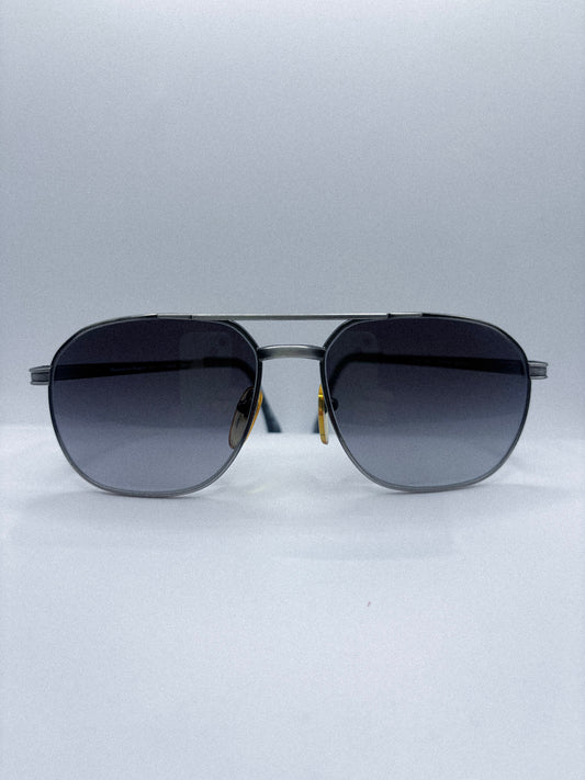 “Silver Screen Fade” 1980s Humphrey Bogart Aviator Sunglasses