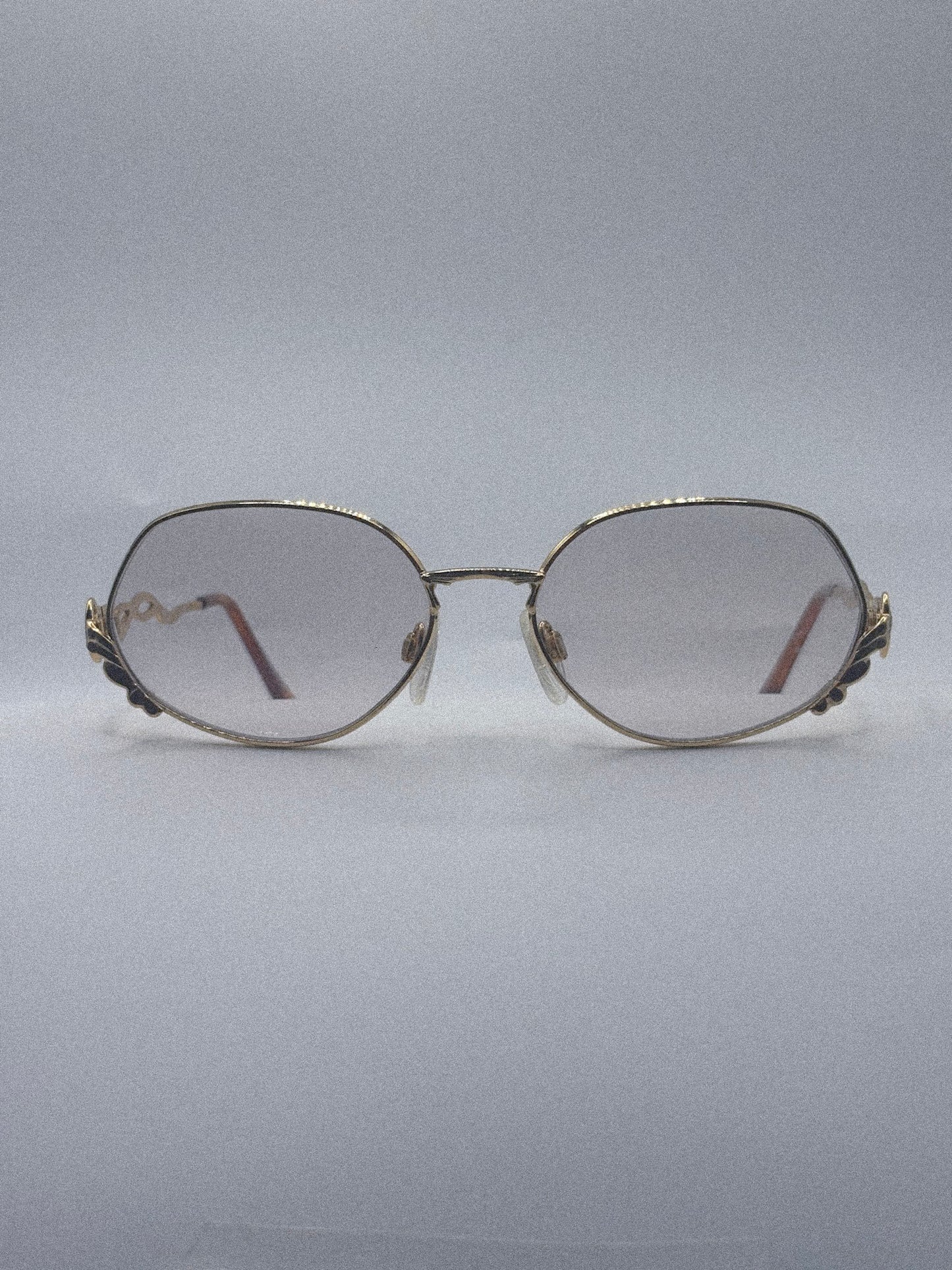 1980s Vittoro Foscari Glasses | Light Brown Lenses