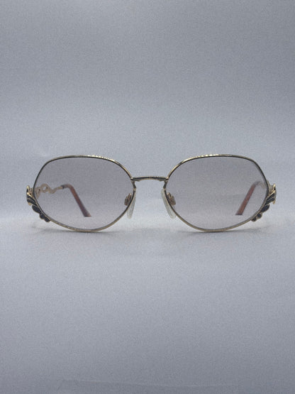 1980s Vittoro Foscari Glasses | Light Brown Lenses