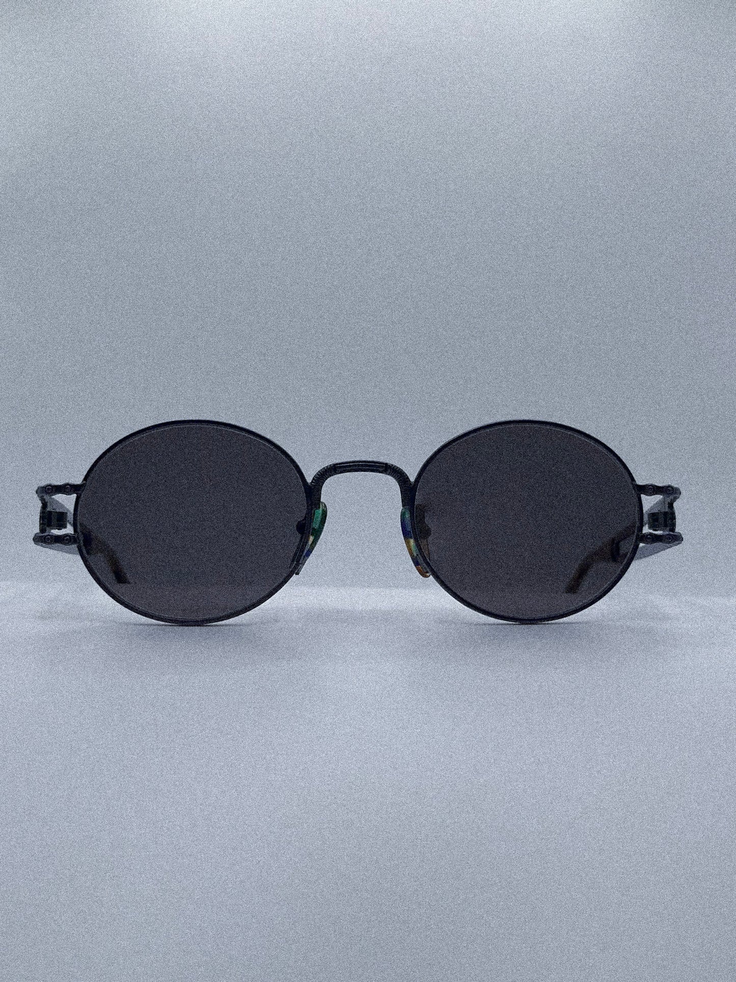 1980s Nicole Miller NM1428 Sunglasses | Antique Blue