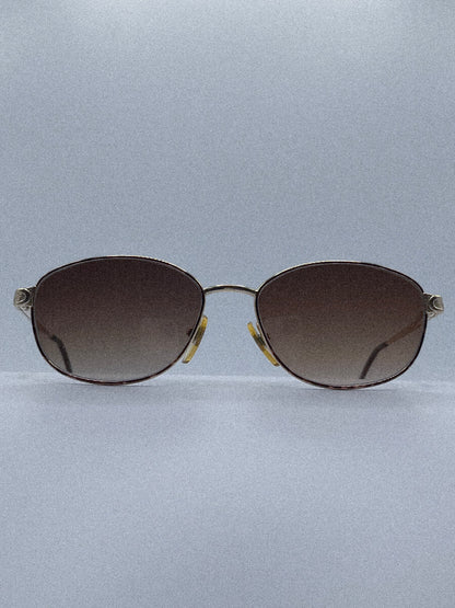 1990s Luxottica 1506 Sunglasses | Gold/Tortoise
