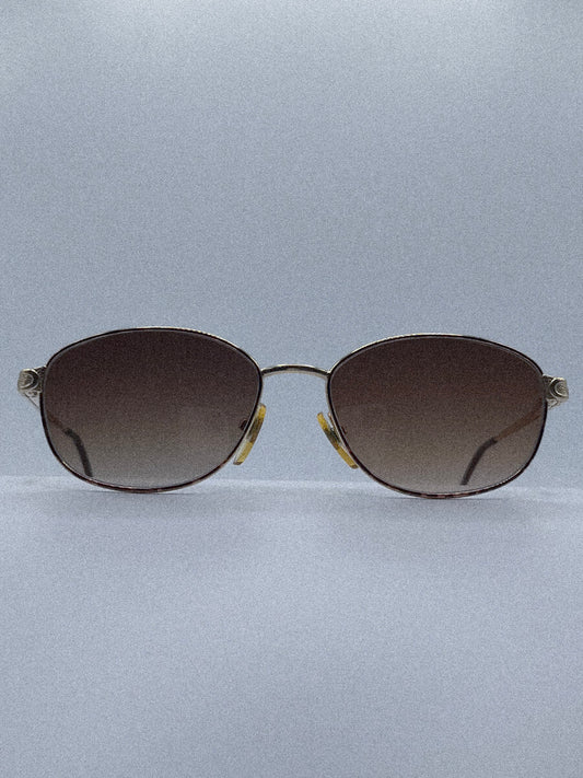1990s Luxottica 1506 Sunglasses | Gold/Tortoise