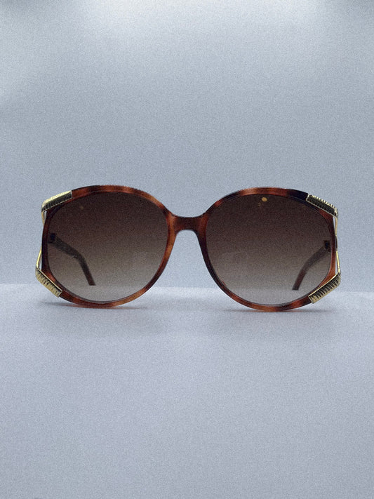 1980s Safari 653 Sunglasses | Gold/Tortoise