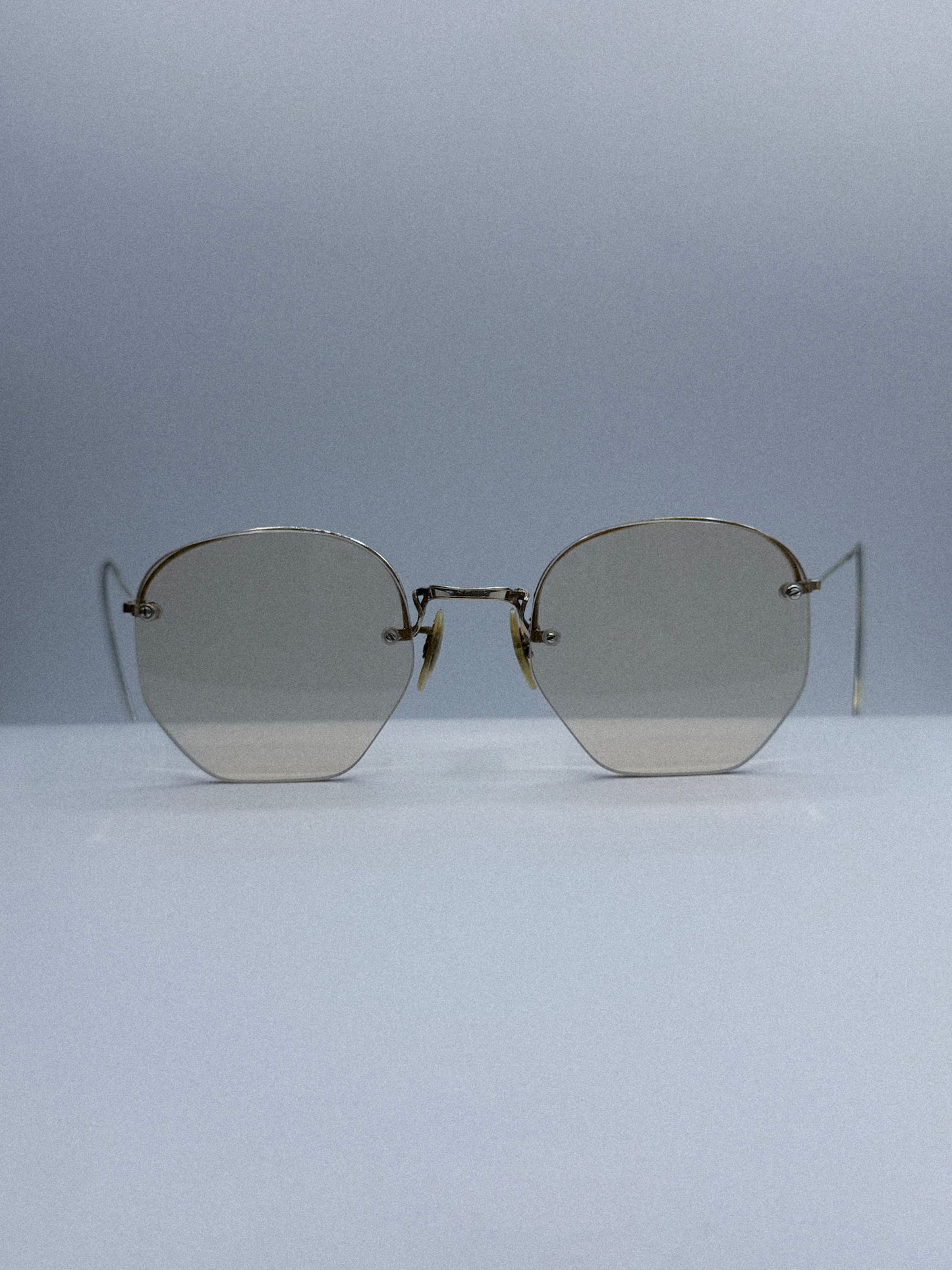 “Silver Facet” 1960s Scusa Sunglasses