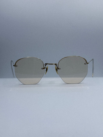 “Silver Facet” 1960s Scusa Sunglasses
