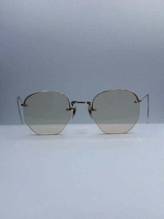 “Silver Facet” 1960s Scusa Sunglasses