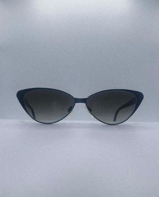 1990s Brendel 8524 Cateye Sunglasses | Black