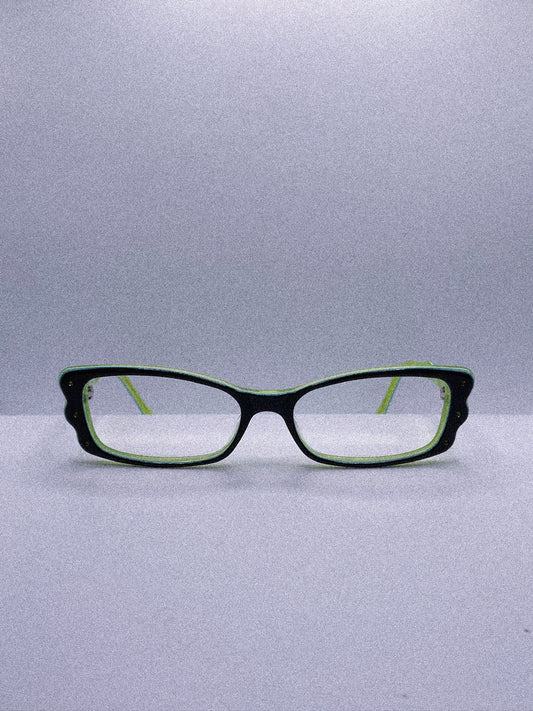 Emerald Outline | 1980s Jean Lafont Eyeglasses Frame