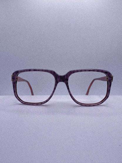Purple Tie Dye | 1970s Italian Eyeglasses Frame