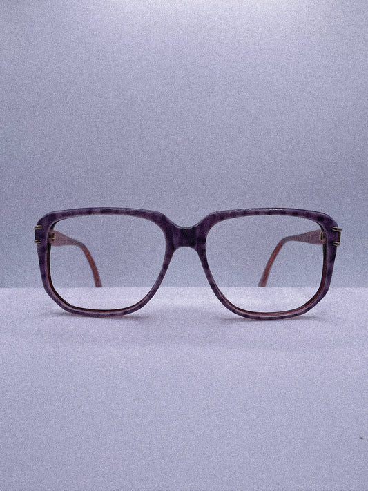 Purple Tie Dye | 1970s Italian Eyeglasses Frame