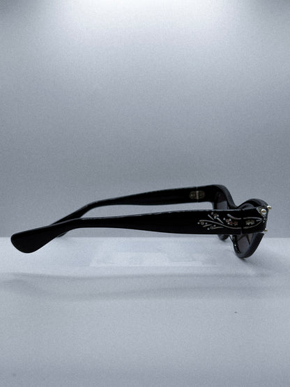 “Starlight Cat-Eye” 1960s Bedazzled Sunglasses