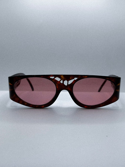 “Honeycut Wrap” 1960s Optyl Sunglasses