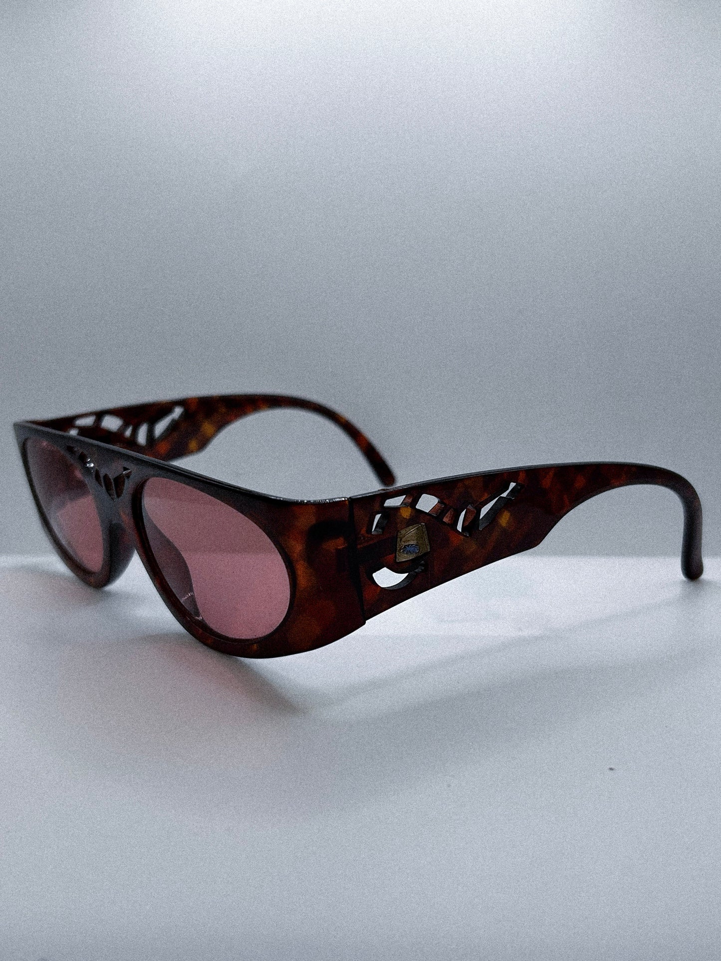 “Honeycut Wrap” 1960s Optyl Sunglasses