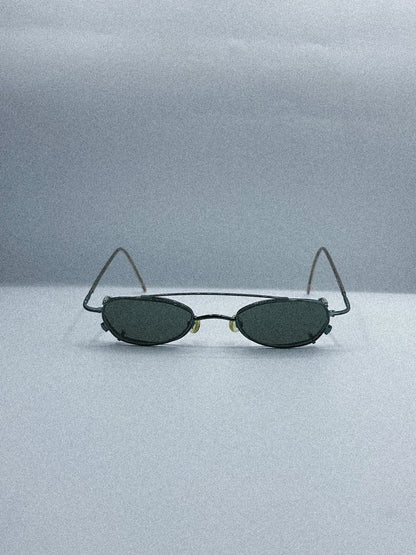 "Futurist Metal" 1980s Pro Design Sunglasses
