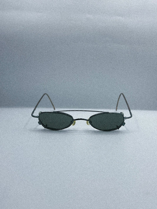 "Futurist Metal" 1980s Pro Design Sunglasses