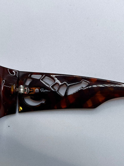 “Honeycut Wrap” 1960s Optyl Sunglasses