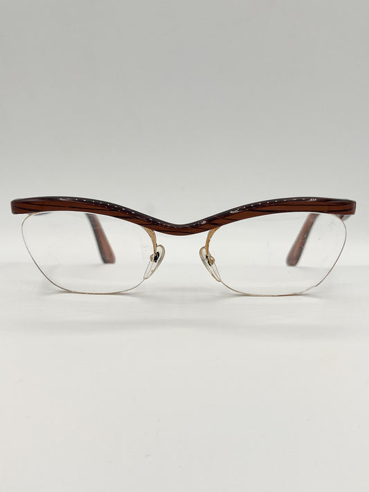 1960s French Bridge vintage Eyeglasses Frames