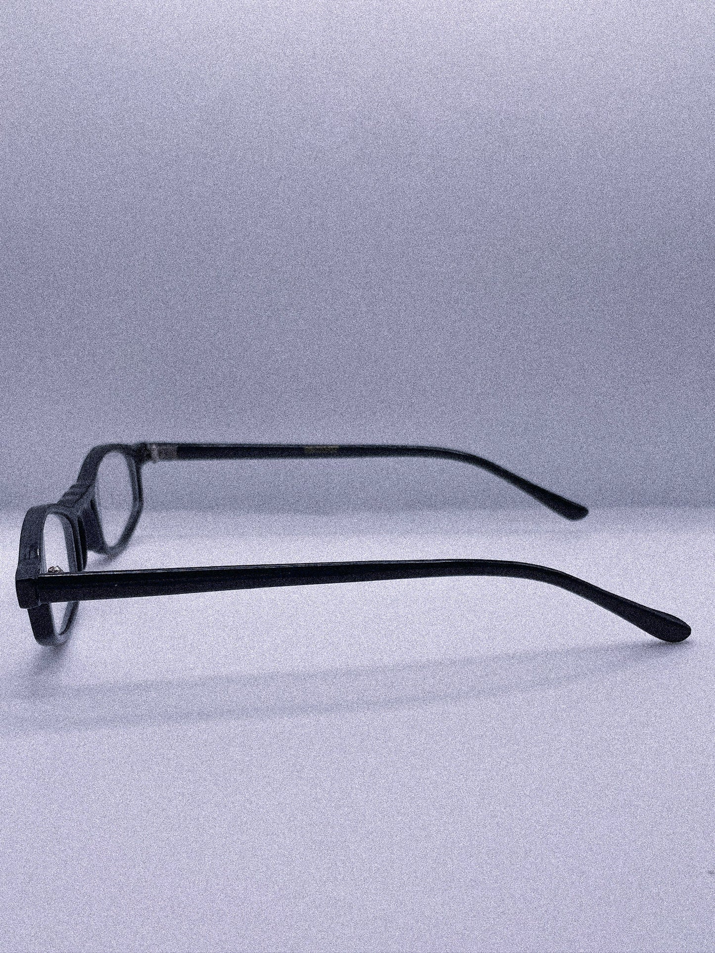 Obsidian Structure | 1990s Italian Design Eyeglasses Frame