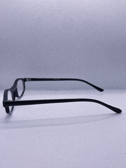 Obsidian Structure | 1990s Italian Design Eyeglasses Frame