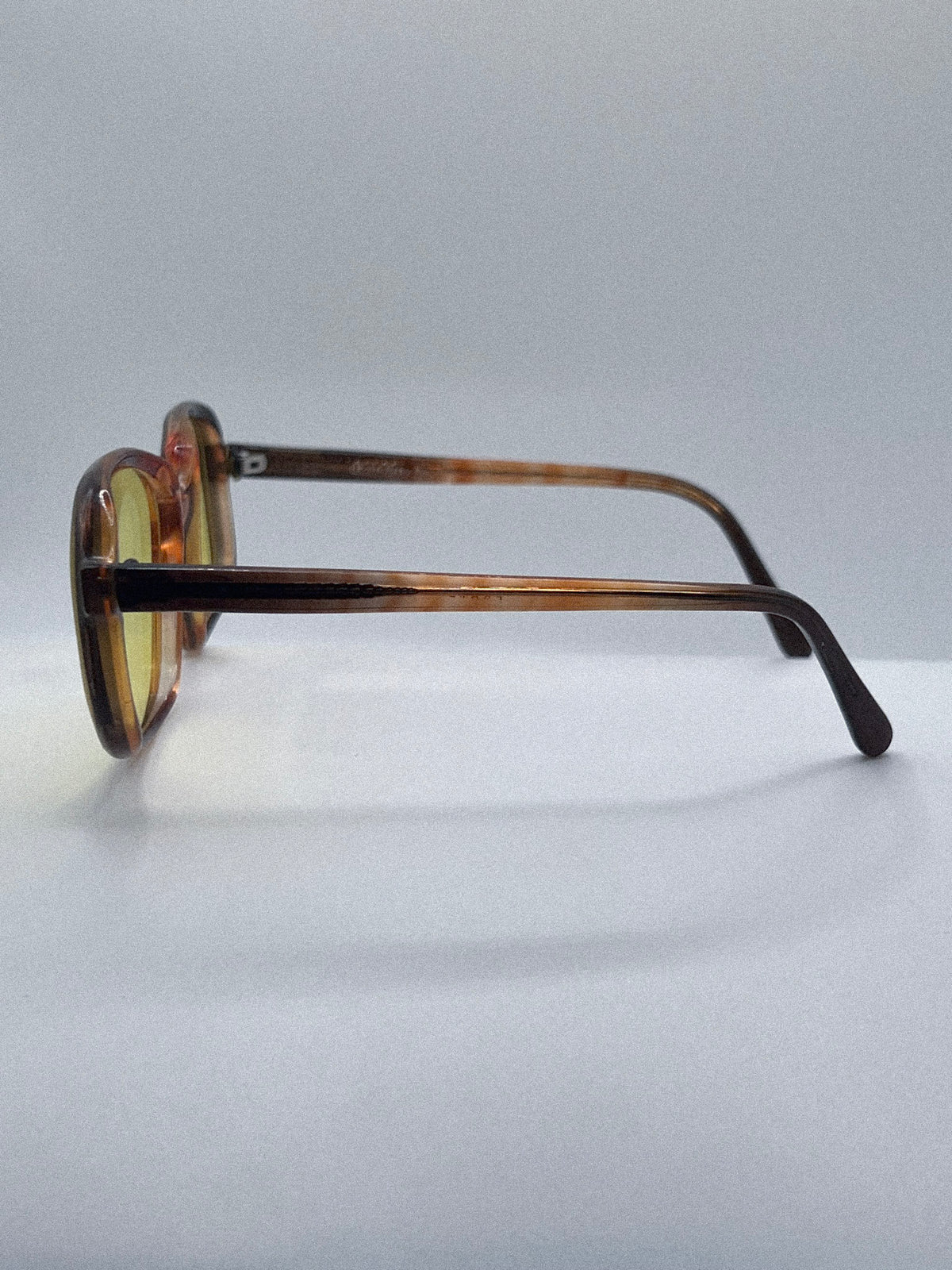 Lunettes de soleil carrées angulaires Polo Ralph Lauren des années 70 | Écaille de tortue