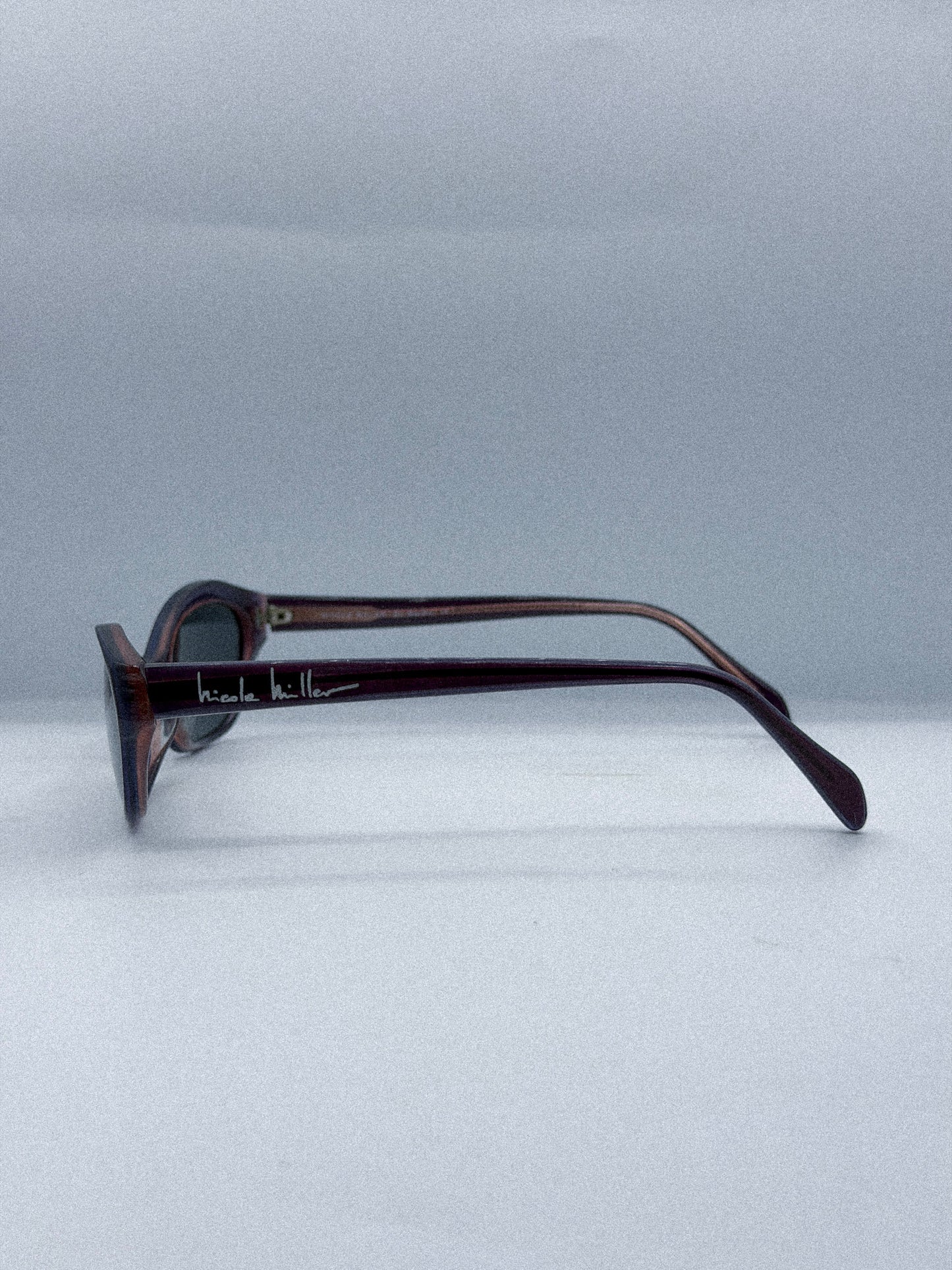 “Plum Shadow” 1990s Nicole Miller Sunglasses