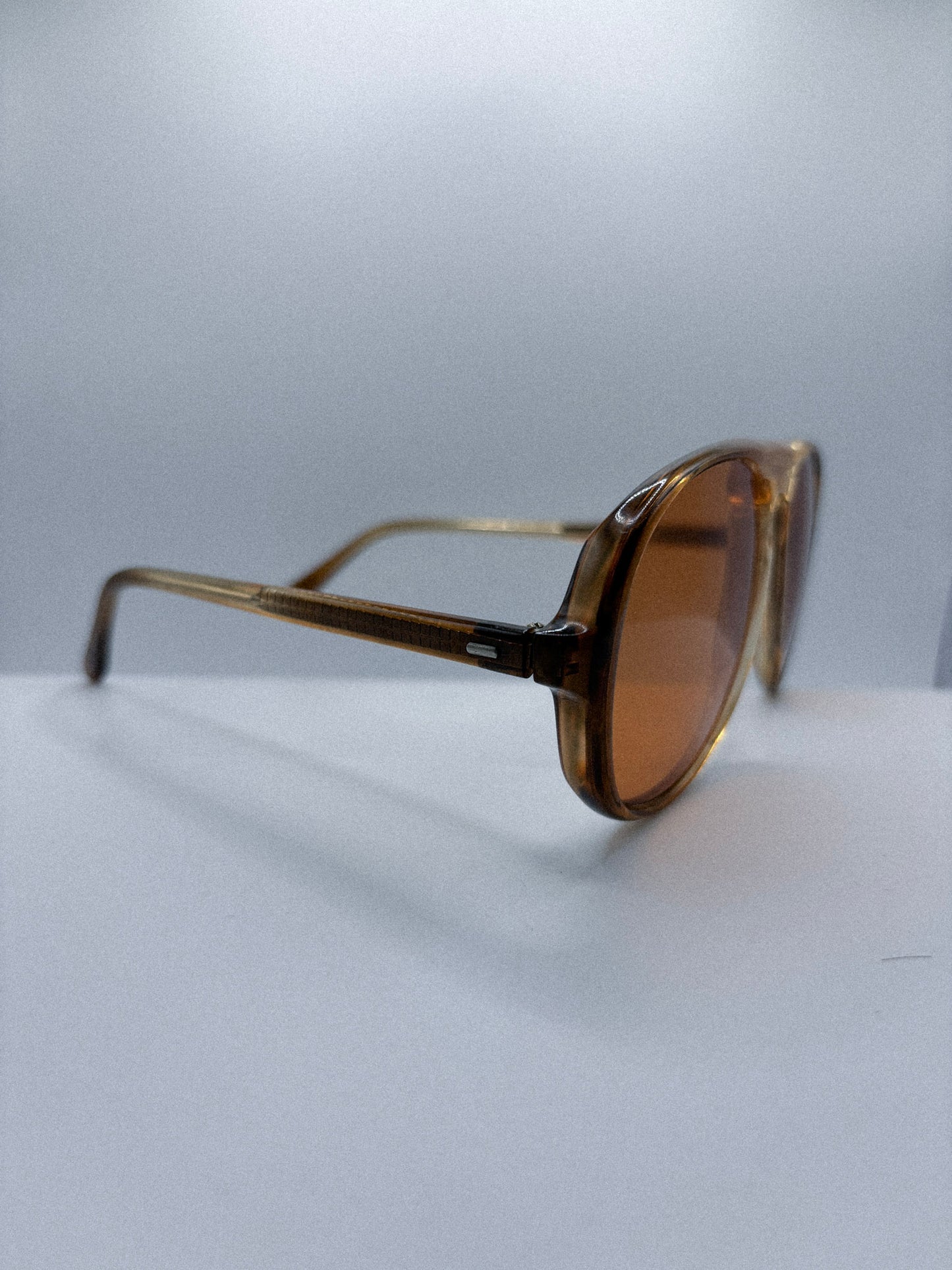 “Sunlit Volume” 1980s Handmade Sunglasses