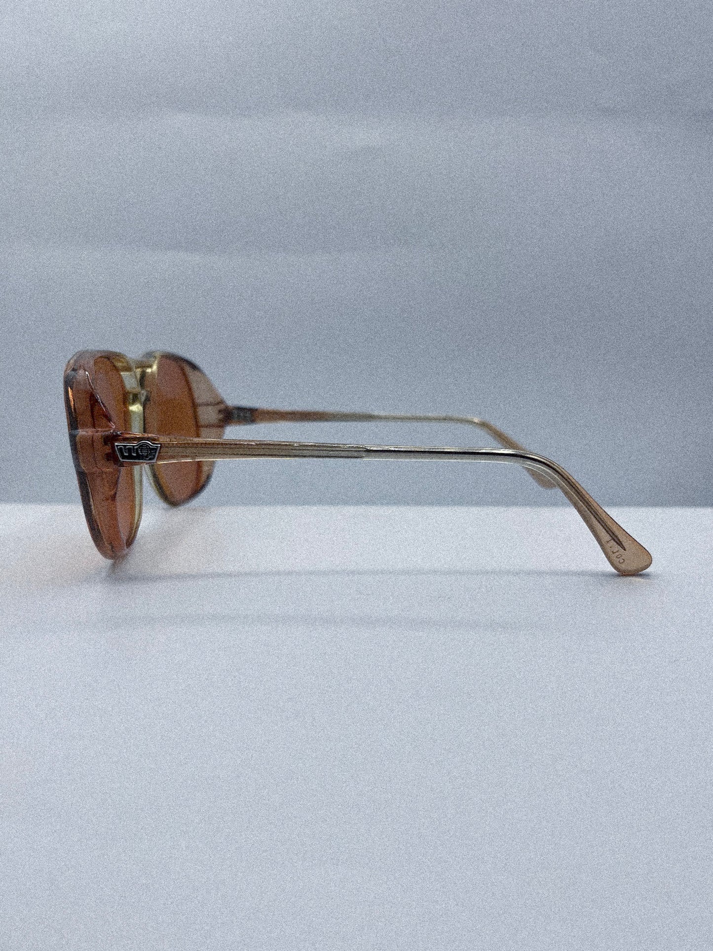 “Champagne Horizon” 1970s World of Frames Sunglasses
