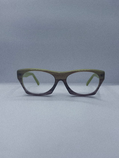 “Olive Mirage” 2000s SEE Eyeglasses