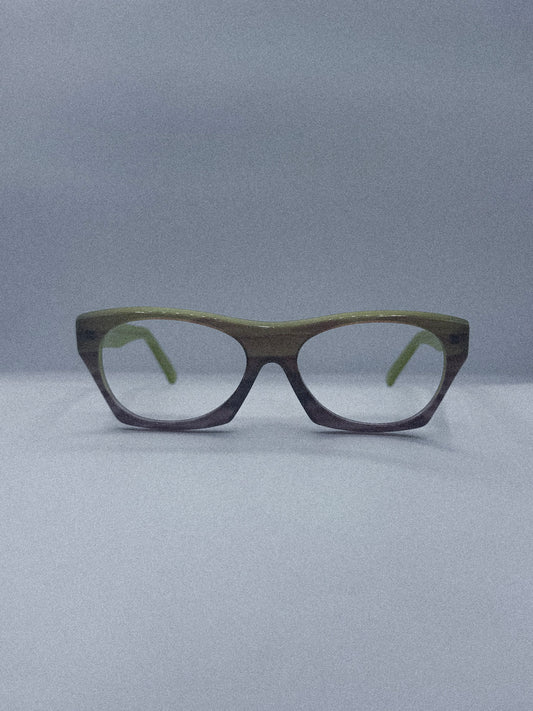 “Olive Mirage” 2000s SEE Eyeglasses