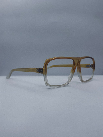 “Amber Horizon” 1980s Foster Grant Eyeglasses Frame