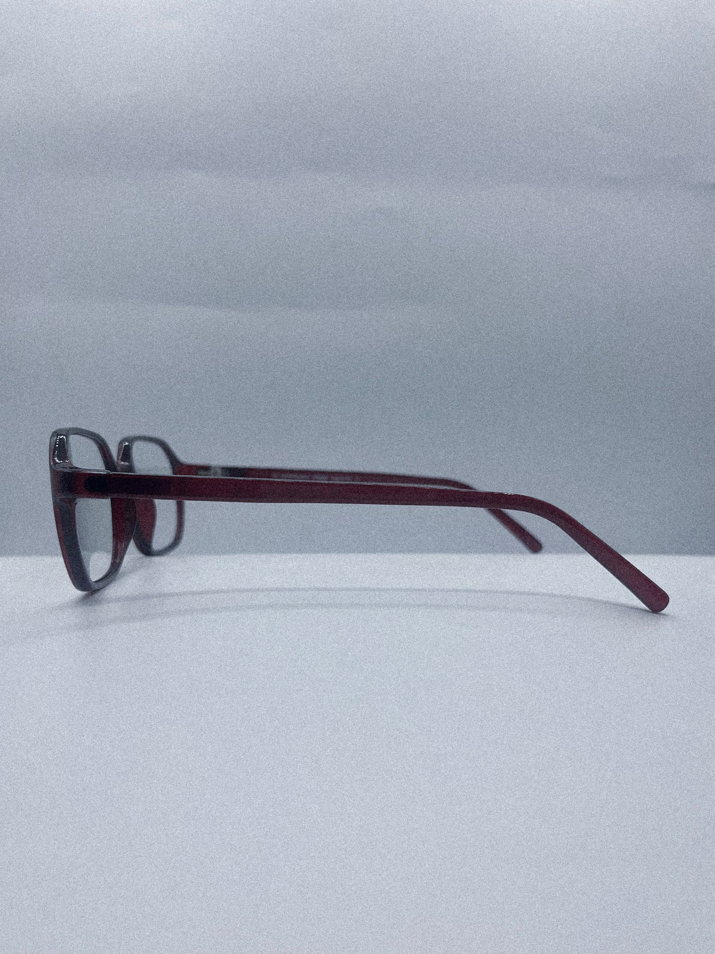 “Oxblood Geometry” 1980s Gianfranco Ferré Eyeglasses