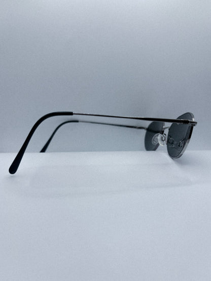 “Graphite Calm” 1980s Charmant Titanium Sunglasses