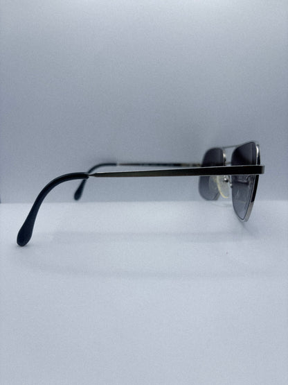 “Steel Fade” 1980s Charmant Aviator Sunglasses