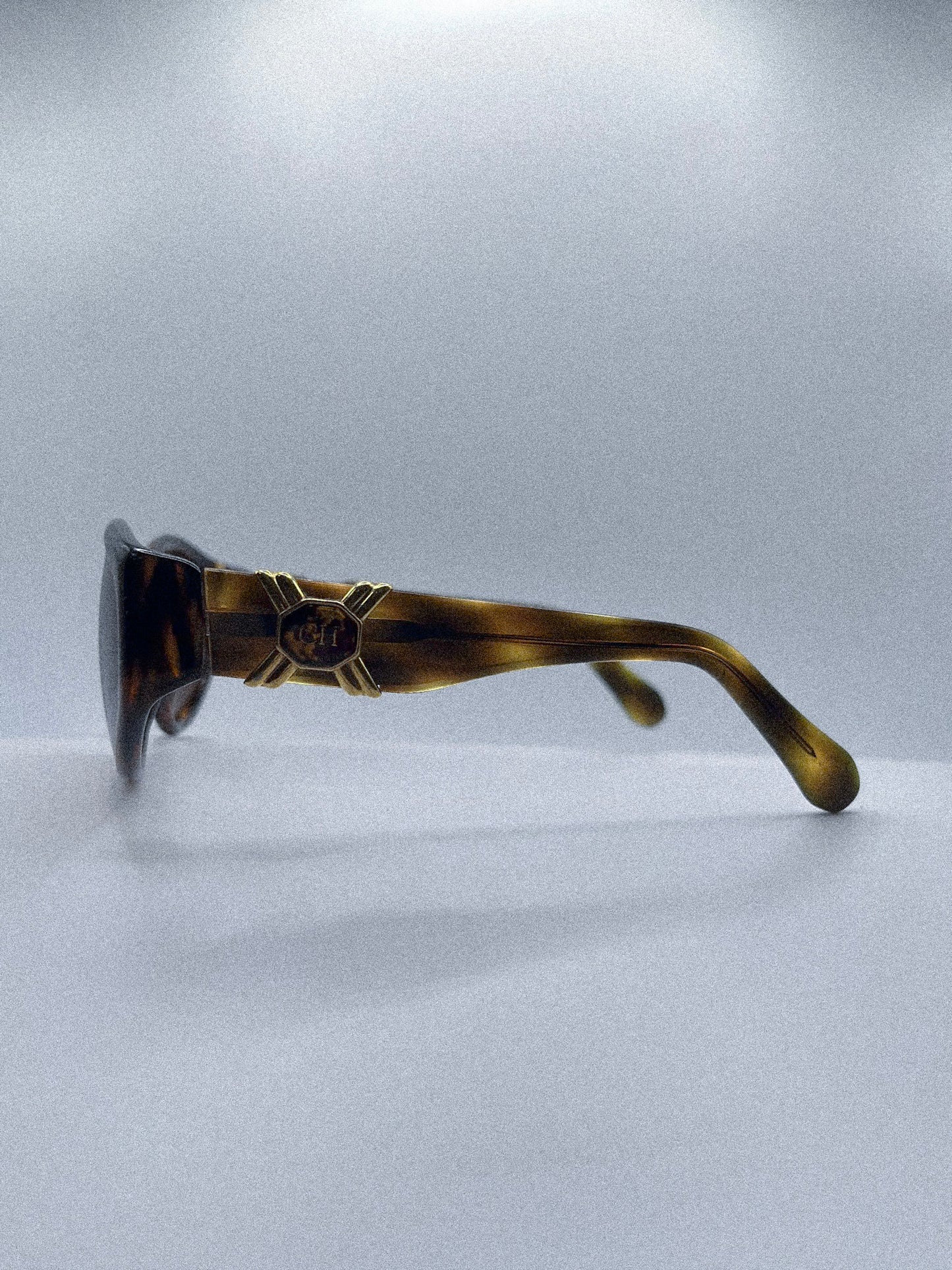 1990s Carolina Herrara CH104 Sunglasses | Tortoise