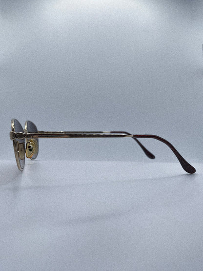 1990s Luxottica 1506 Sunglasses | Gold/Tortoise