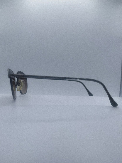 1980s Anne Klein II 8001 K1014-S Sunglasses | Brushed Silver