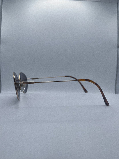 1980s Silhouette M6298 Sunglasses | Gold/Tortoise