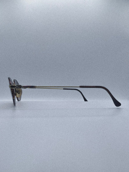 1980s Anne Klein II 6008 K1063-S Sunglasses | Gold/Tortoise