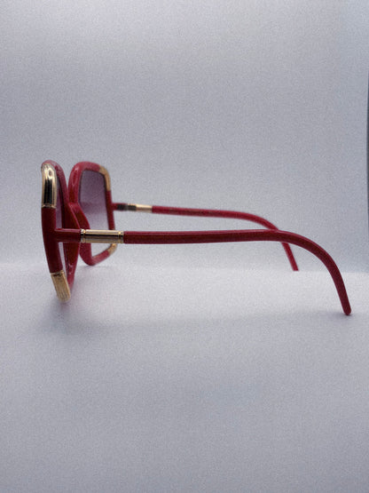 "Le Carré Rouge" 1970s Ted Lapidus Sunglasses