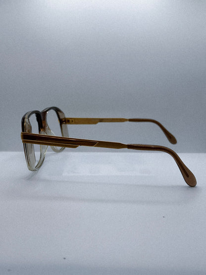 “Amber Crest” 1980s Martin Eyeglasses