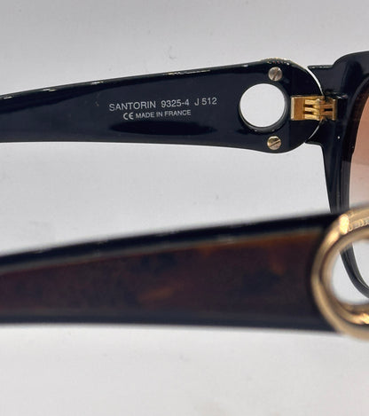 23-Leather 1980s Charles Jourdan vintage Sunglasses, right inner side