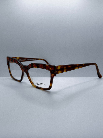 “Amber Architect” 1980s Anacolé Eyeglasses