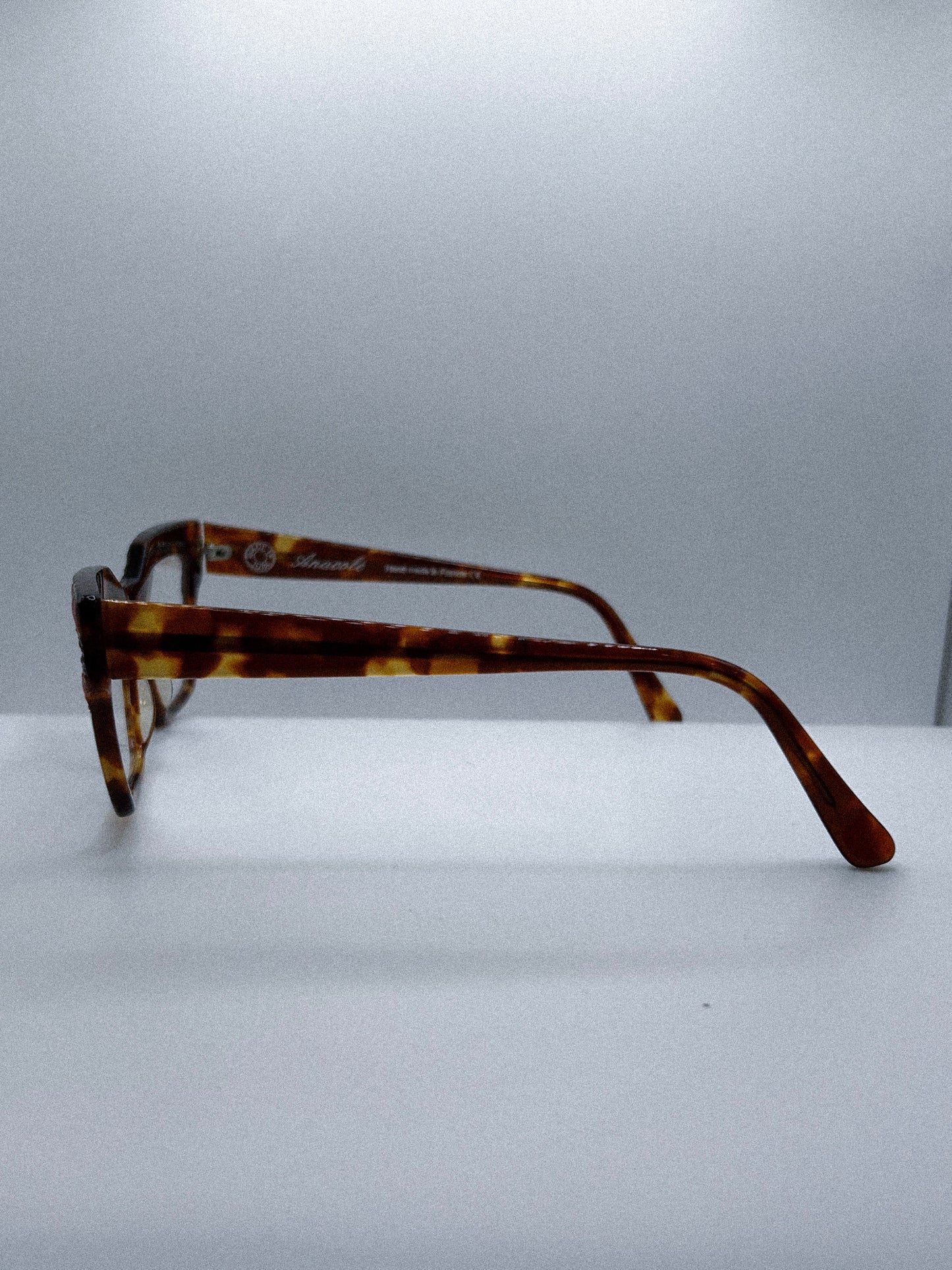 “Amber Architect” 1980s Anacolé Eyeglasses