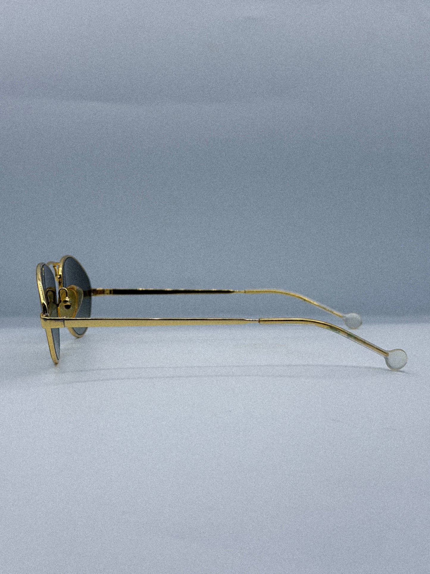 “Soft Gilded Olive” 1980s Ellen Tracy Sunglasses